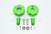 Traxxas TRX-4 Trail Defender Crawler Aluminum Pendulum Wheel Knuckle Axle Weight + 21mm Hex Adapter - 1Pr Set Green
