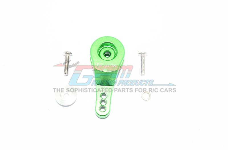 Traxxas TRX-4 Defender / Tactical Unit / Ford Bronco Aluminum 23T Servo Horn With Built-In Spring (3 Positioning Holes) - 1Pc Set Green