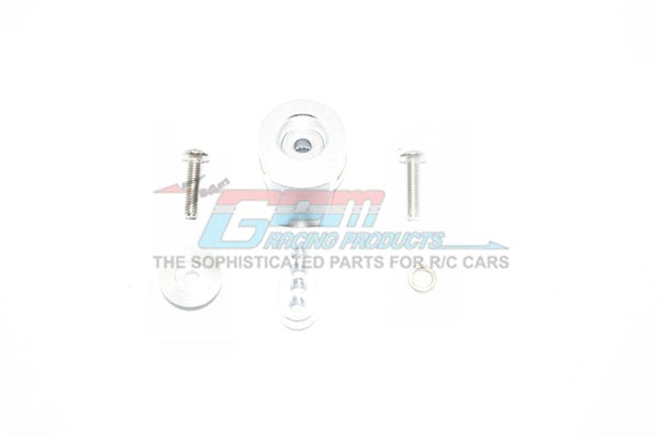 Traxxas TRX-4 Defender / Tactical Unit / Ford Bronco Aluminum 23T Servo Horn With Built-In Spring (4 Positioning Holes) - 1Pc Set Silver