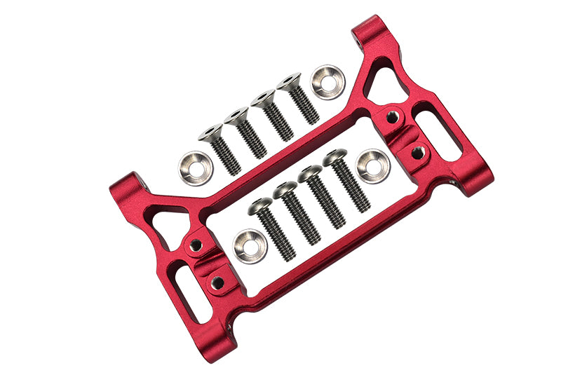 Traxxas TRX-4 Trail Defender Crawler / TRX-6 Mercedes-Benz G63 Aluminum Front Servo Mount - 1 Set Red