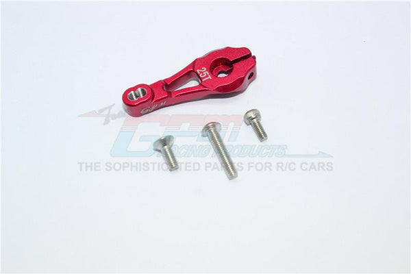Upgrades GPM For Traxxas TRX-4 Trail Defender Crawler/TRX-6 Merc-Benz G63 Upgrade Parts Aluminum Servo Horn With Built-in Spring (for Locking Diff) - 1Pc Set Gray Silver Traxxas Trx4m
