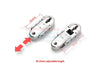 Traxxas TRX-4 Trail Defender Crawler Aluminum Adjustable Servo Horn (20-25mm) - 1 Set Black
