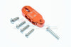 Traxxas TRX-4 Trail Defender Crawler Aluminum Adjustable Servo Horn (20-25mm) - 1 Set Orange