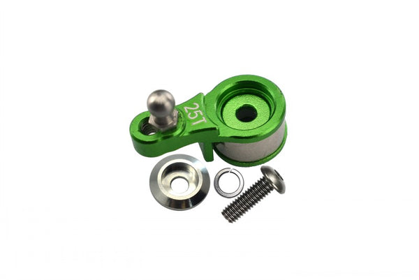 Traxxas TRX-4 Trail Defender Crawler / TRX-6 Mercedes-Benz G63 Aluminum Servo Horn With Built-In Spring (For Locking Diff) - 1Pc Set Green