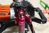 Traxxas TRX-4 Trail Defender Crawler Aluminum Adjustable Front Damper Mount - 1Pr Set Orange