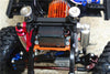 Traxxas TRX-4 Trail Defender Crawler Aluminum Adjustable Front Damper Mount - 1Pr Set Orange