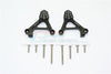 Traxxas TRX-4 Trail Defender Crawler Aluminum Adjustable Rear Damper Mount - 1Pr Set Black