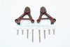 Traxxas TRX-4 Trail Defender Crawler Aluminum Adjustable Rear Damper Mount - 1Pr Set Brown