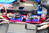 Traxxas TRX-4 Trail Defender Crawler / TRX-6 Mercedes-Benz G63 Aluminum Front And Rear Gear Box 2-Speed Diff Lock Servo Mount - 1Pc Set Blue