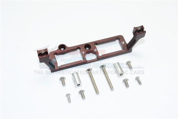 Traxxas TRX-4 Trail Defender Crawler Aluminum Front And Rear Gear Box 2-Speed Diff Lock Servo Mount - 1Pc Set Brown