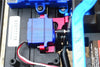 Traxxas TRX-4 Trail Defender Crawler / TRX-6 Mercedes-Benz G63 Aluminum Center Gear Box Diff Lock Servo Mount - 1Pc Set Blue