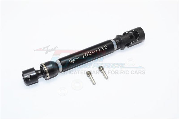 Traxxas TRX-4 Trail Defender Crawler Front Main Shaft with Steel Joint And Aluminum Body - 1Pc Set Black