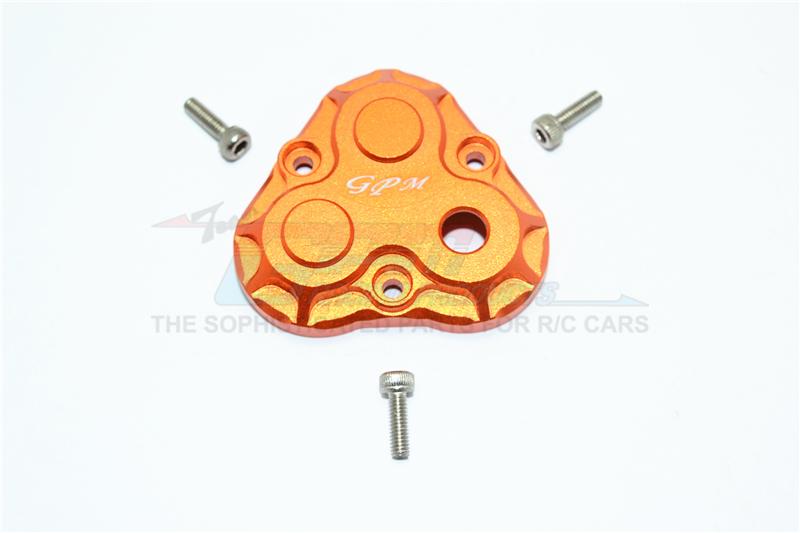 Traxxas TRX-4 Trail Defender Crawler Aluminium Center Transmission Outer Case - 1Pc Set Orange