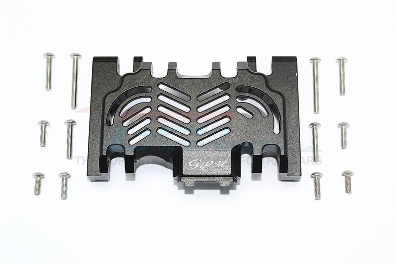 Traxxas TRX-4 Trail Defender Crawler Aluminum Lower Gear Cover - 1Pc Set Black