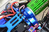 Traxxas TRX-4 Trail Defender Crawler / TRX-6 Mercedes-Benz G63 Aluminum Transmission Upper Spur Gear Case Cover - 1Pc Set Blue
