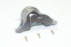 Traxxas TRX-4 Trail Defender Crawler Aluminum Transmission Upper Spur Gear Case Cover - 1Pc Set Gray Silver