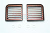 Traxxas TRX-4 Trail Defender Crawler Aluminum Headlight Assembly Rounded Brush Guard - 2Pc Set Brown