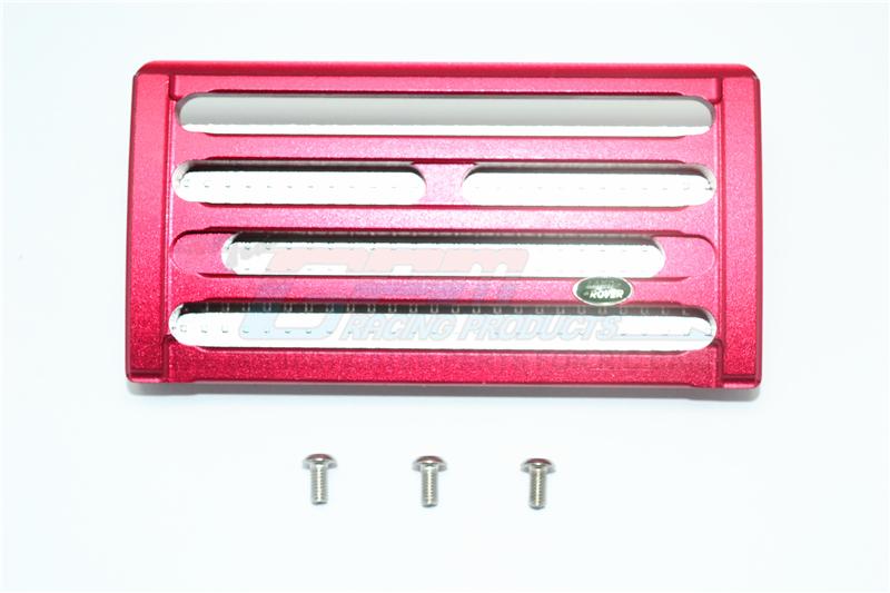 Traxxas TRX-4 Trail Defender Crawler Aluminum Front Grill (Thickened Version) - 1 Set Red