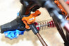 Traxxas TRX-4 Trail Defender Crawler Aluminum Front/Rear Axle Mount Set For Suspension Links - 4Pc Set Blue