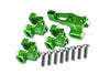 Traxxas TRX-4 Trail Defender Crawler Aluminum Front/Rear Axle Mount Set For Suspension Links - 4Pc Set Green