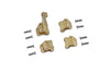 Brass Front & Rear Axle Mount Set For Suspension Links For 1:10 Traxxas TRX-4 Crawlers - 12Pc Set