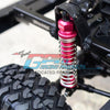 Traxxas TRX-4 Trail Defender Crawler / TRX-6 Mercedes-Benz G63 Aluminum Front/Rear Adjustable Spring Dampers - 1Pr Set Gray Silver