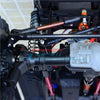 Traxxas TRX-4 Trail Defender Crawler / TRX-6 Mercedes-Benz G63 Aluminum Servo Horn With Spring Steel Steering Link - 8Pcs Set Black