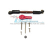 Traxxas TRX-4 Trail Defender Crawler Aluminum Servo Horn With Spring Steel Steering Link - 8Pcs Set Red