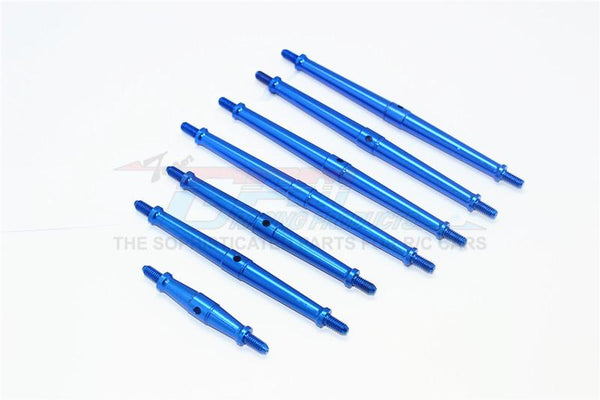 Traxxas TRX-4 Trail Defender Crawler Aluminum Turnbuckles - 7Pc Set Blue