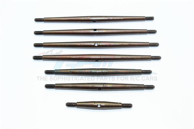 Traxxas TRX-4 Trail Defender Crawler Spring Steel Turnbuckles - 7Pc Set 