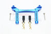 Traxxas TRX-4 Trail Defender Crawler Aluminum Front Body Mount & Post - 1 Set Blue