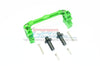 Traxxas TRX-4 Defender / Tactical Unit / Ford Bronco Aluminum Front Adjustable Body Mount & Post - 7Pc Set Green