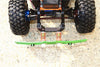 Traxxas TRX-4 Trail Defender Crawler Aluminum Front Bumper Absorber + D-Rings - 1 Set Green