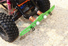 Traxxas TRX-4 Trail Defender Crawler Aluminum Front Bumper Absorber + D-Rings - 1 Set Green