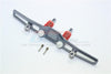 Traxxas TRX-4 Trail Defender Crawler Aluminum Front Bumper Absorber + D-Rings - 1 Set Gray Silver