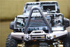Traxxas TRX-4 Trail Defender Crawler Aluminum Front Bumper With D-Rings (Spiked Design) - 1 Set Gray Silver