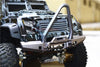 Traxxas TRX-4 Trail Defender Crawler Aluminum Front Bumper With D-Rings (Spiked Design) - 1 Set Gray Silver
