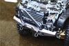 Traxxas TRX-4 Trail Defender Crawler Aluminum Front Bumper With D-Rings (Spiked Design) - 1 Set Black