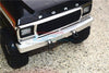 Aluminium Front Bumper Mount+D-Rings For Traxxas TRX-4 Ford Bronco (82046-4) - 1 Set Black