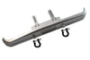 Aluminium Front Bumper Mount + D-Rings For Traxxas TRX-4 Chevrolet K5 Blazer (82076-4) - 3Pc Set Silver