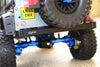 Traxxas TRX-4 Trail Defender Crawler Aluminum Front & Rear Bumper With Winch Plate (On-Road Street Fighter) - 1 Set Silver