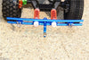 Traxxas TRX-4 Trail Defender Crawler Aluminum Rear Bumper Absorber + D-Rings + Tow Hook - 1 Set Red