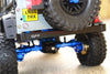 Traxxas TRX-4 Trail Defender Crawler Aluminum Rear Bumper (On-Road Street Fighter) - 1 Set Silver