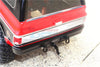 Aluminium Rear Bumper Mount + D-Rings + Tow Hook For Traxxas TRX-4 Chevrolet K5 Blazer (82076-4) - 3Pc Set Black