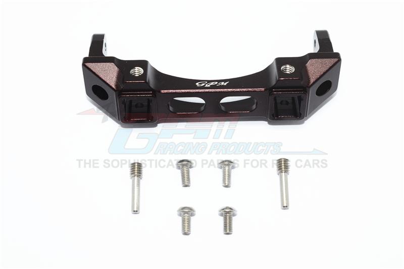 Traxxas TRX-4 Trail Defender Crawler Aluminium Front Bumper Mount - 1Pc Set Brown