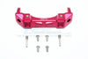 Traxxas TRX-4 Trail Defender Crawler Aluminium Front Bumper Mount - 1Pc Set Red