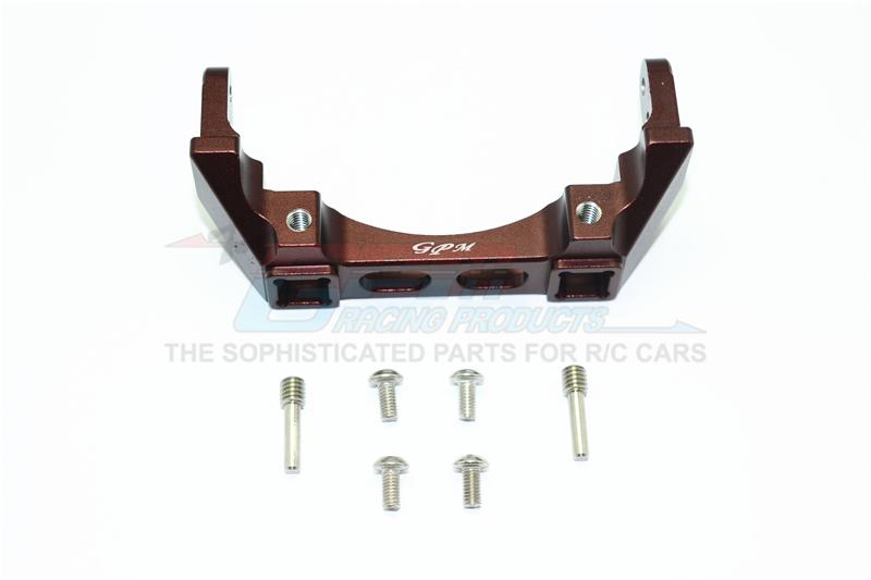 Traxxas TRX-4 Trail Defender Crawler Aluminium Rear Bumper Mount - 1Pc Set Brown