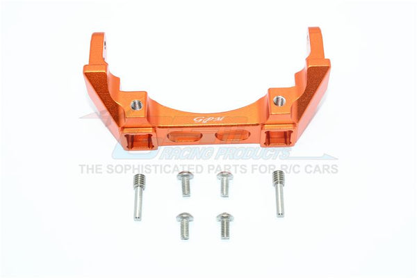 Traxxas TRX-4 Trail Defender Crawler Aluminium Rear Bumper Mount - 1Pc Set Orange