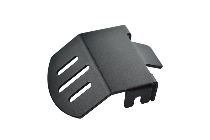 Traxxas TRX-4 Trail Defender Crawler Aluminum Front Or Rear Gear Box Bottom Protector Mount - 1Pc Set Black