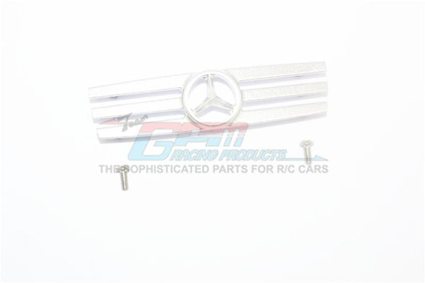 R/C Scale Accessories : Aluminum Grille For Traxxas TRX-4 Mercedes-Benz G500 (82096-4) / TRX-6 Mercedes-Benz G63 (88096-4) - 1Pc Set Silver